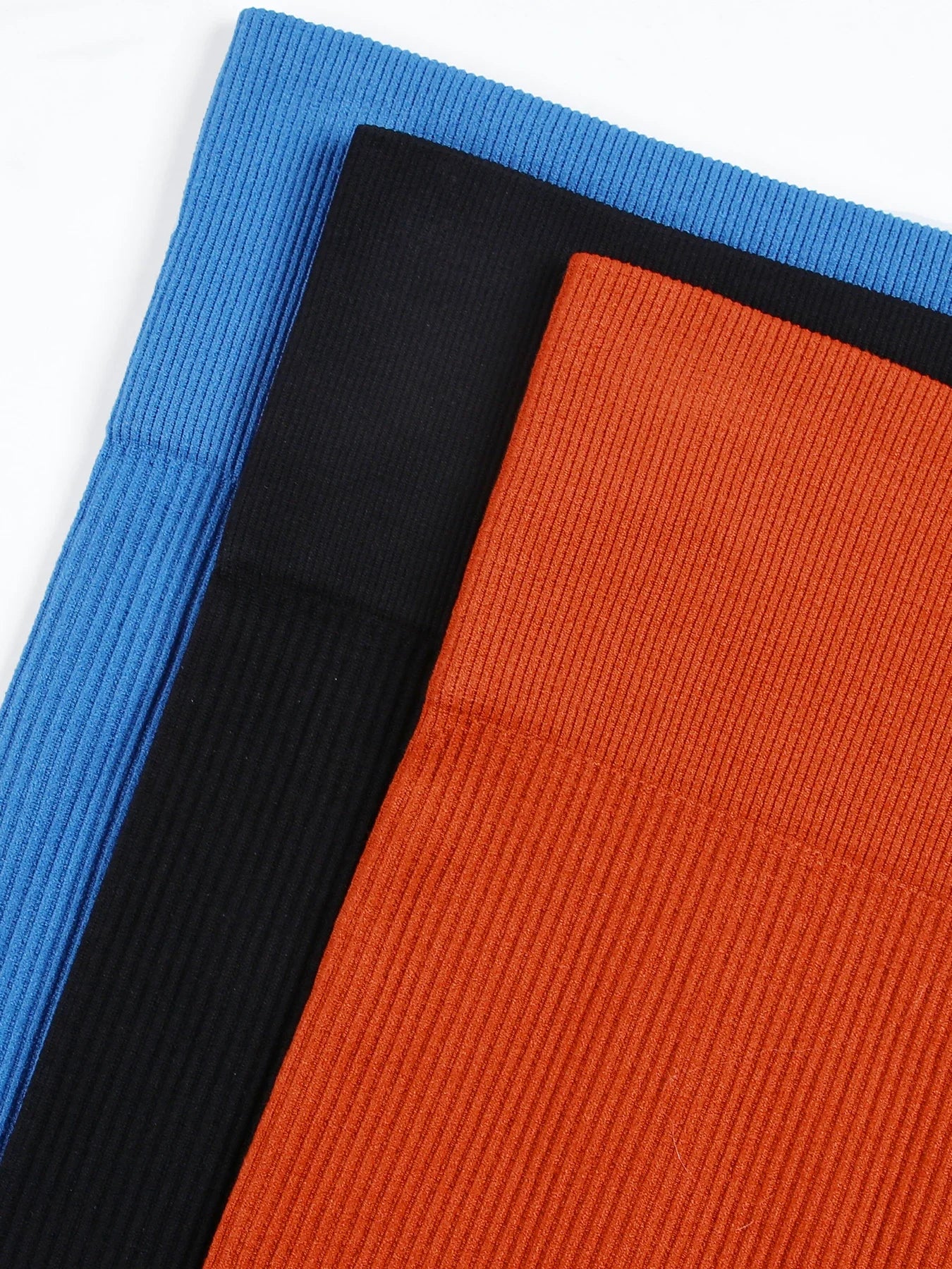High-Waist Ribbed Leggings
